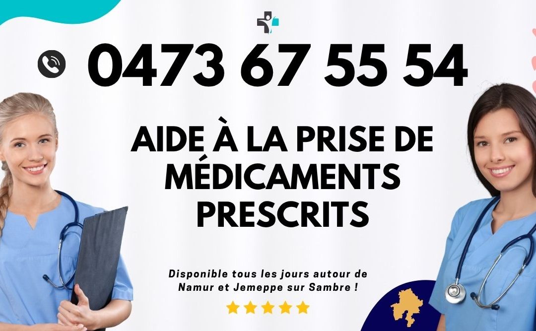 Aide à la prise de médicaments prescrits à domicile à Namur : sécurité et sérénité